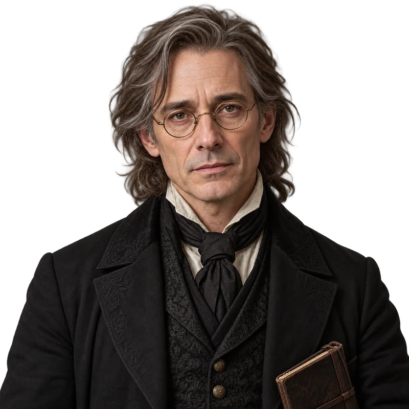 Portrait de Dr Lucan Vespertil, Le Médecin Royal de la Nuit